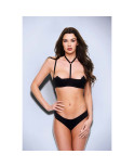 Set di Lingerie Baci Lingerie Quarter Nero 2 Pezzi (M/L)