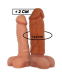 VIRILXL - ESTENSIONE DEL PENE IN SILICONE LIQUIDO V3 MARRONE