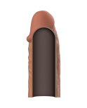 VIRILXL - ESTENSIONE DEL PENE IN SILICONE LIQUIDO V3 MARRONE