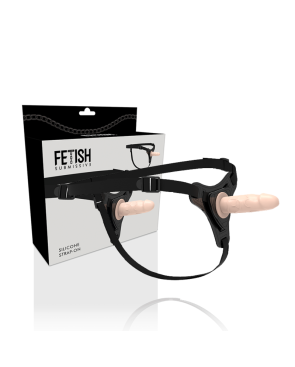 FETISH SUBMISSIVE HARNESS - SILICONE REALISTICO CARNE 12,5 CM