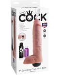 KING COCK - PENE EIACOLATORE NATURALE REALISTICO 27.94 CM