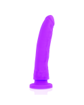 DELTA CLUB - TOYS ARNES + DONG SILICONE VIOLA 20 CM -O- 4 CM