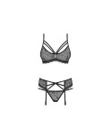 Set di Lingerie Obsessive 818-SEG-1 Nero L/XL