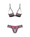 Set di Lingerie Obsessive Tulia Nero S/M