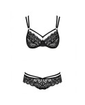 Set di Lingerie Obsessive 860 Nero L/XL