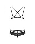 Set di Lingerie Obsessive 860 Nero L/XL