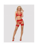 Set di Lingerie Obsessive 838-SEG-3 Rosso L/XL