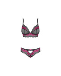 Set di Lingerie Obsessive Tulia Nero S/M