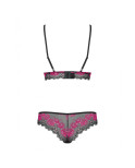 Set di Lingerie Obsessive Tulia Nero S/M