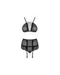 Set di Lingerie Obsessive Basitta Nero S/M