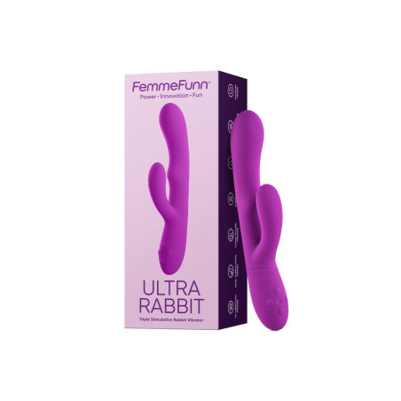 Vibratore Doppia Stimolazione FemmeFunn Ultra Rabbit Viola