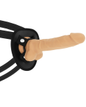 COCK MILLER - IMBRACATURA + COCKSIL ARTICOLABILE DENSIT SILICONE 19,5 CM