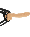 COCK MILLER - IMBRACATURA + COCKSIL ARTICOLABILE DENSIT SILICONE 24 CM