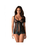 Babydoll & Tanga Amanta L/XL Obsessive 6652