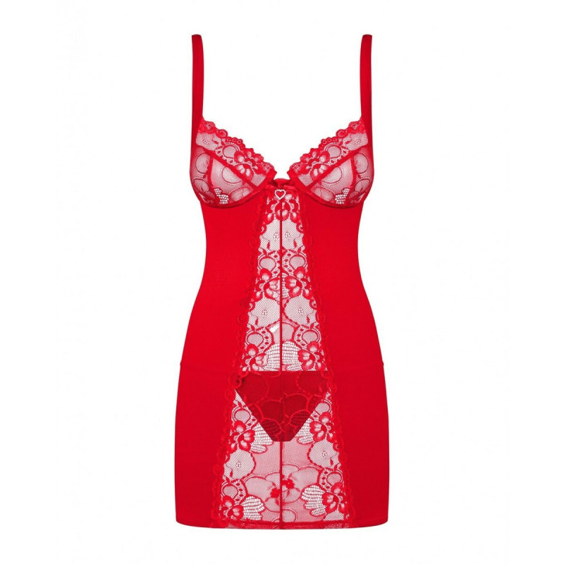 Baby-doll Obsessive Heartina Rosso S/M