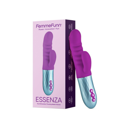 Vibratore Doppia Stimolazione FemmeFunn Essenza Viola