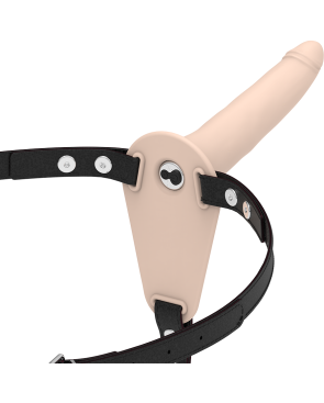 FETISH SUBMISSIVE HARNESS - VIBRATORE IN SILICONE FLESH 15 CM