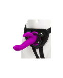 Vibratore Coniglio Happy Rabbit Strap-On Harness Set Purple 12,7 cm