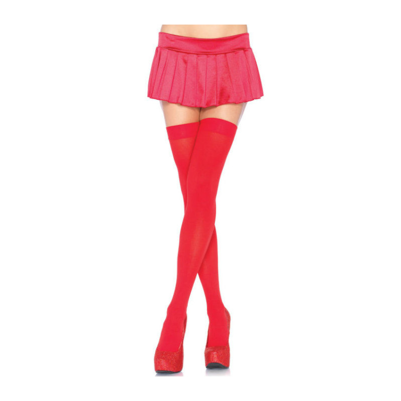 LEG AVENUE - CALZAMAGLIA IN NYLON ROSSO