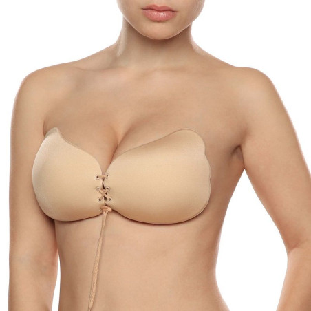 BYE-BRA - LACE-IT VALORIZZAZIONE PUSH-UP BEIGE COPPA A