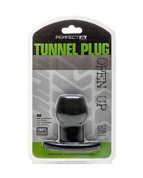 PERFECT FIT BRAND - ASS TUNNEL PLUG SILICONE NERO M