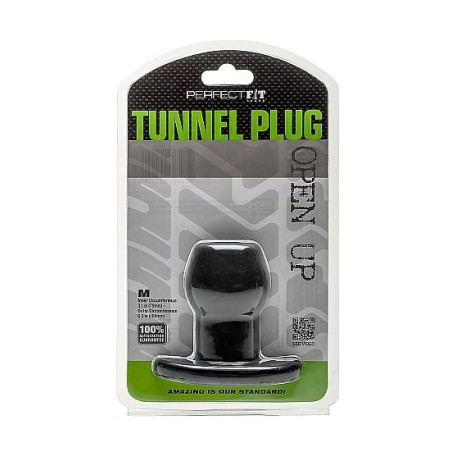 PERFECT FIT BRAND - ASS TUNNEL PLUG SILICONE NERO M