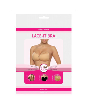 BYE-BRA - LACE-IT VALORIZZAZIONE PUSH-UP BEIGE COPPA C